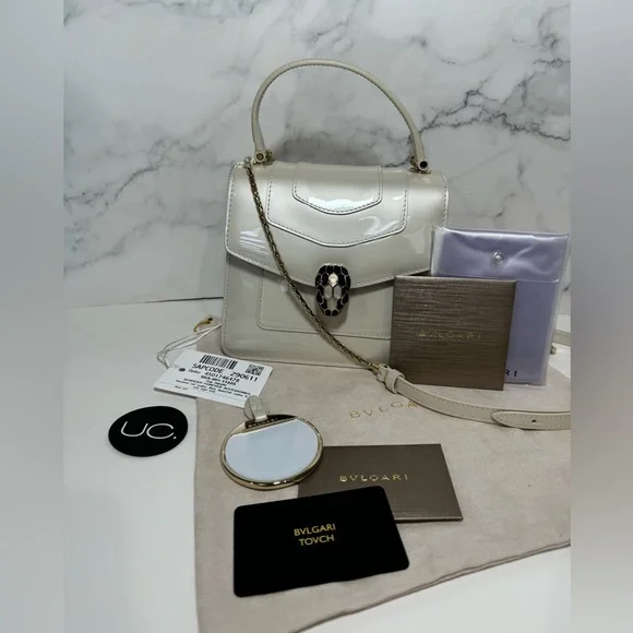 Bulgari Serpenti Forever Bag. Top Handle. Never carried. Includes dust bag! - Picture 1 of 9